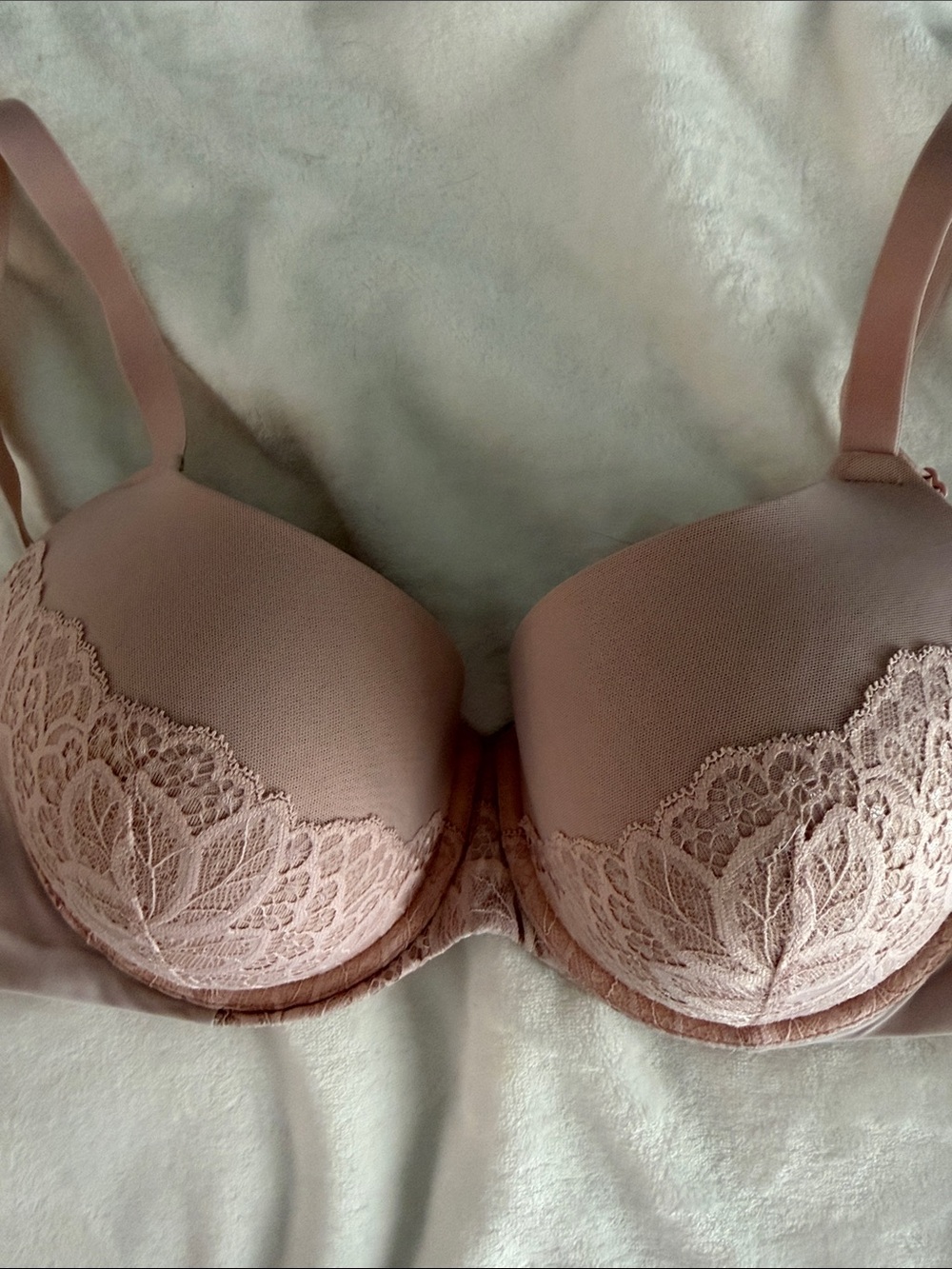 Auden Blush Lace Light Rose Push-Up Bra